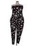 ASOS Curve Floral Black Jumpsuit Size 22 - photo 1