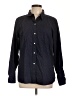 Gap 100% Cotton Polka Dots Black Long Sleeve Button-Down Shirt Size L - photo 1