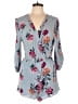 Blu Pepper Floral Blue Romper Size L - photo 1