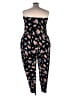 ASOS Curve Floral Black Jumpsuit Size 22 - photo 2