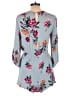 Blu Pepper Floral Blue Romper Size L - photo 2