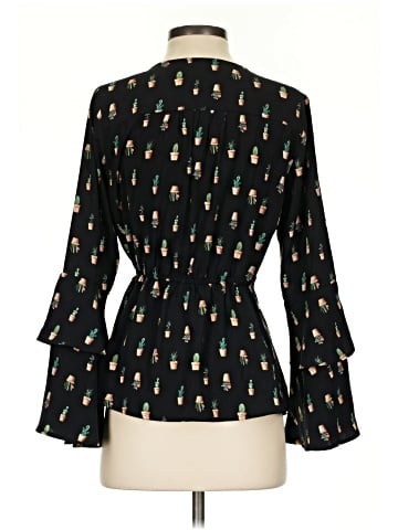 Blue Rain 3/4 Sleeve Blouse (view 2)