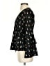Blue Rain 100% Polyester Black 3/4 Sleeve Blouse Size S - photo 5