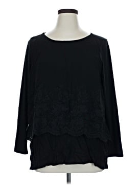 DG^2 by Diane Gilman 3/4 Sleeve Top (view 1)