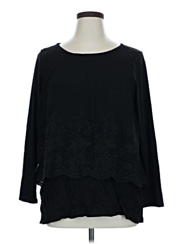 DG^2 by Diane Gilman 3/4 Sleeve Top (view 1)