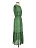 Max Studio 100% Polyester Paisley Green Casual Dress Size S - photo 4