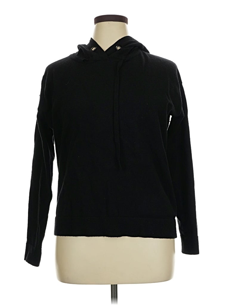 Pre-owned Stitches & Stripes Pullover Hoodie In Black