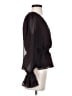 Express 100% Polyester Black 3/4 Sleeve Blouse Size S - photo 4