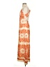 Shein 100% Polyester Tropical Orange Casual Dress Size 4 - photo 5