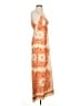 Shein 100% Polyester Tropical Orange Casual Dress Size 4 - photo 4