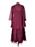 Unbranded 100% Polyester Burgundy Cocktail Dress Size 11 - photo 2