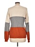 Zeagoo Color Block Orange Pullover Sweater Size L - photo 2