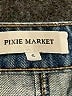 Pixie Market 100% Cotton Blue Denim Skirt Size S - photo 4