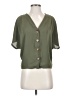 Express 100% Polyester Green Short Sleeve Blouse Size S - photo 1