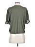 Express 100% Polyester Green Short Sleeve Blouse Size S - photo 2