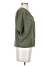 Express 100% Polyester Green Short Sleeve Blouse Size S - photo 4
