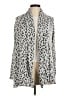retrology 100% Polyester Silver Cardigan Size M - photo 1