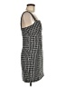 Miami 100% Polyester Houndstooth Black Casual Dress Size M - photo 4