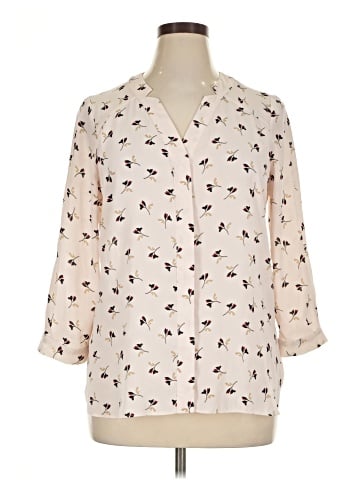 Dorothy Perkins 3/4 Sleeve Blouse (view 1)