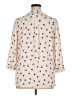 Dorothy Perkins 100% Polyester Print Ivory 3/4 Sleeve Blouse Size 14 - photo 2