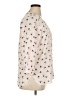 Dorothy Perkins 100% Polyester Print Ivory 3/4 Sleeve Blouse Size 14 - photo 4