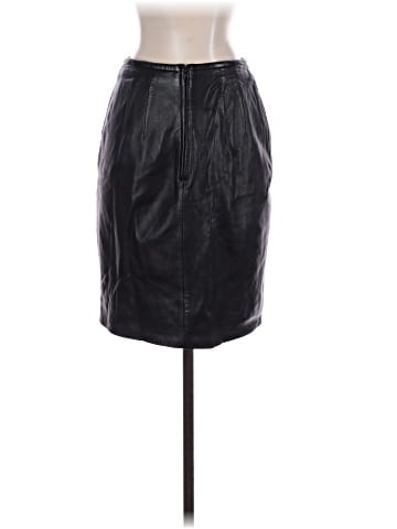 Firenze Santa Barbara Leather Skirt (view 2)