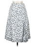 Bisou Bisou Argyle Blue Silk Skirt Size 2 - photo 1