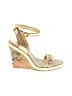 Coach Gold Wedges Size 6 - photo 1