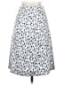 Bisou Bisou Argyle Blue Silk Skirt Size 2 - photo 2