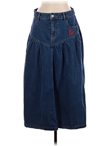 Kimchi Blue Denim Skirt (view 1)