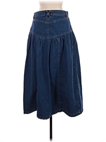 Kimchi Blue Denim Skirt (view 2)