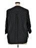 Torrid Polka Dots Black 3/4 Sleeve Blouse Size 1X Plus (1) - photo 2