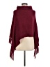 Assorted Brands Burgundy Poncho One size (estimated) - photo 1