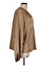 Ann Taylor LOFT 100% Polyester Metallic Gold Long Sleeve Blouse Size L - photo 4