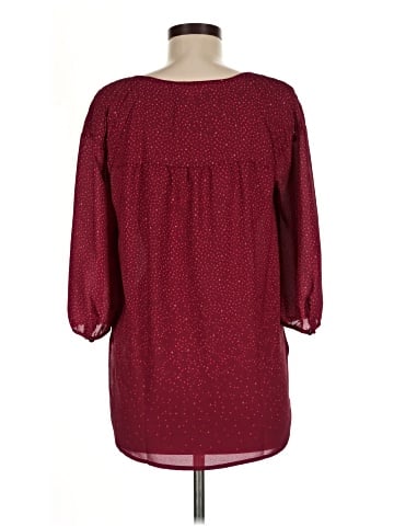 LC Lauren Conrad 3/4 Sleeve Blouse (view 2)