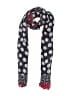Talbots 100% Polyester Polka Dots Blue Scarf One size - photo 1