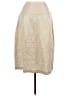 Ashley Stewart Tweed Ivory Gold Formal Skirt Size 24 - photo 1