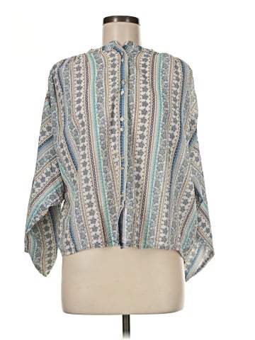 Sundays 3/4 Sleeve Blouse (view 1)
