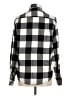 George Checkered-gingham Black Long Sleeve Button-Down Shirt Size M - photo 2