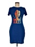 Unbranded Graphic Blue Casual Dress Size M - photo 1