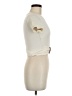 Privacy Please Ivory Short Sleeve Turtleneck Size M - photo 4