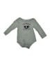 Hb 100% Cotton Gray Long Sleeve Onesie 12-18 MO / 18 MO - photo 1
