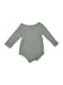 Hb 100% Cotton Gray Long Sleeve Onesie 12-18 MO / 18 MO - photo 2