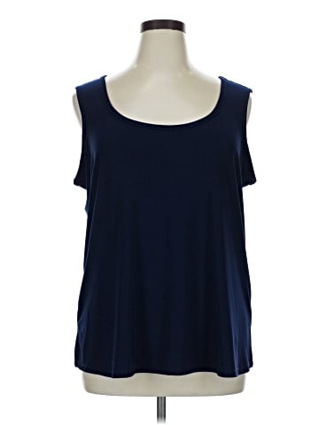 Nina Leonard Sleeveless Top (view 1)