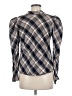 Veronica Beard 100% Cotton Plaid Gray Long Sleeve Button-Down Shirt Size 8 - photo 2