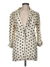 GB Polka Dots Ivory 3/4 Sleeve Blouse Size M - photo 1