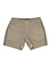 SPANX Solid Tan Khaki Shorts Size L - photo 1