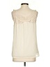 Adiva 100% Polyester Ivory Sleeveless Blouse Size S - photo 2