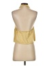 Unbranded 100% Polyester Gold Sleeveless Blouse Size S - photo 2