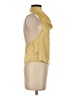 Unbranded 100% Polyester Gold Sleeveless Blouse Size S - photo 4